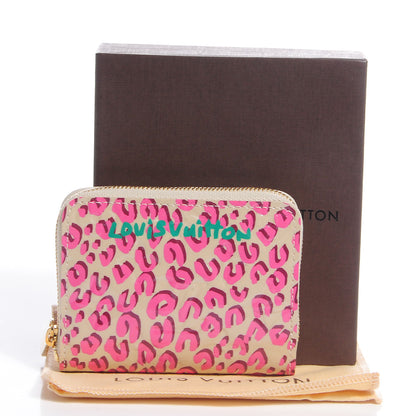 Louis Vuitton Vernis Leopard Zippy Coin Purse Blanc Corail 5 of 8