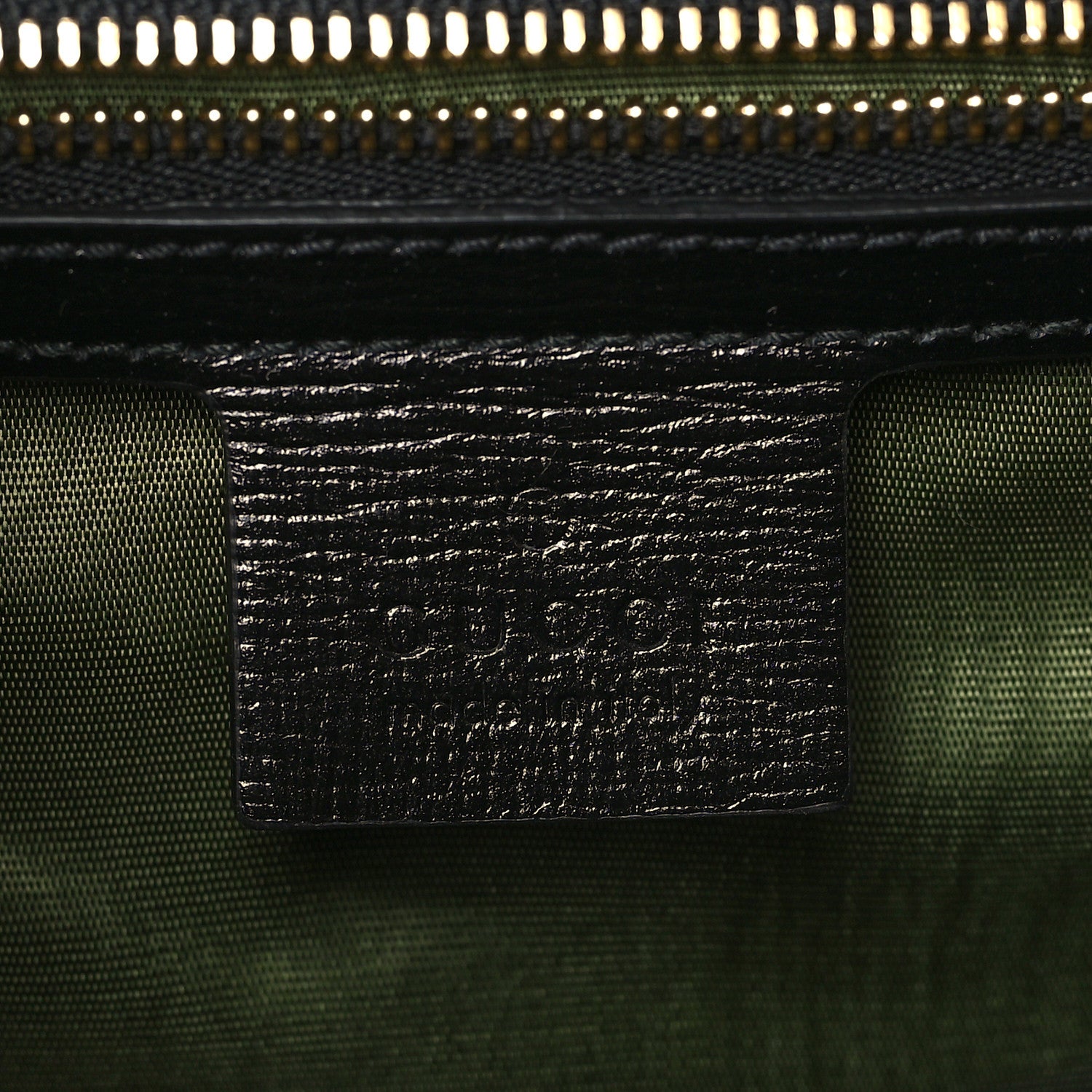 Gucci Textured Calfskin Small Torchon GG Ring Shoulder Bag Black 6 of 10