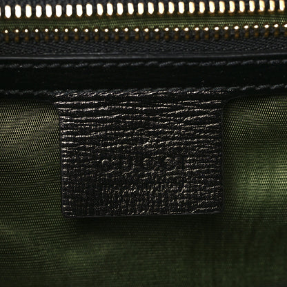 Gucci Textured Calfskin Small Torchon GG Ring Shoulder Bag Black 6 of 10