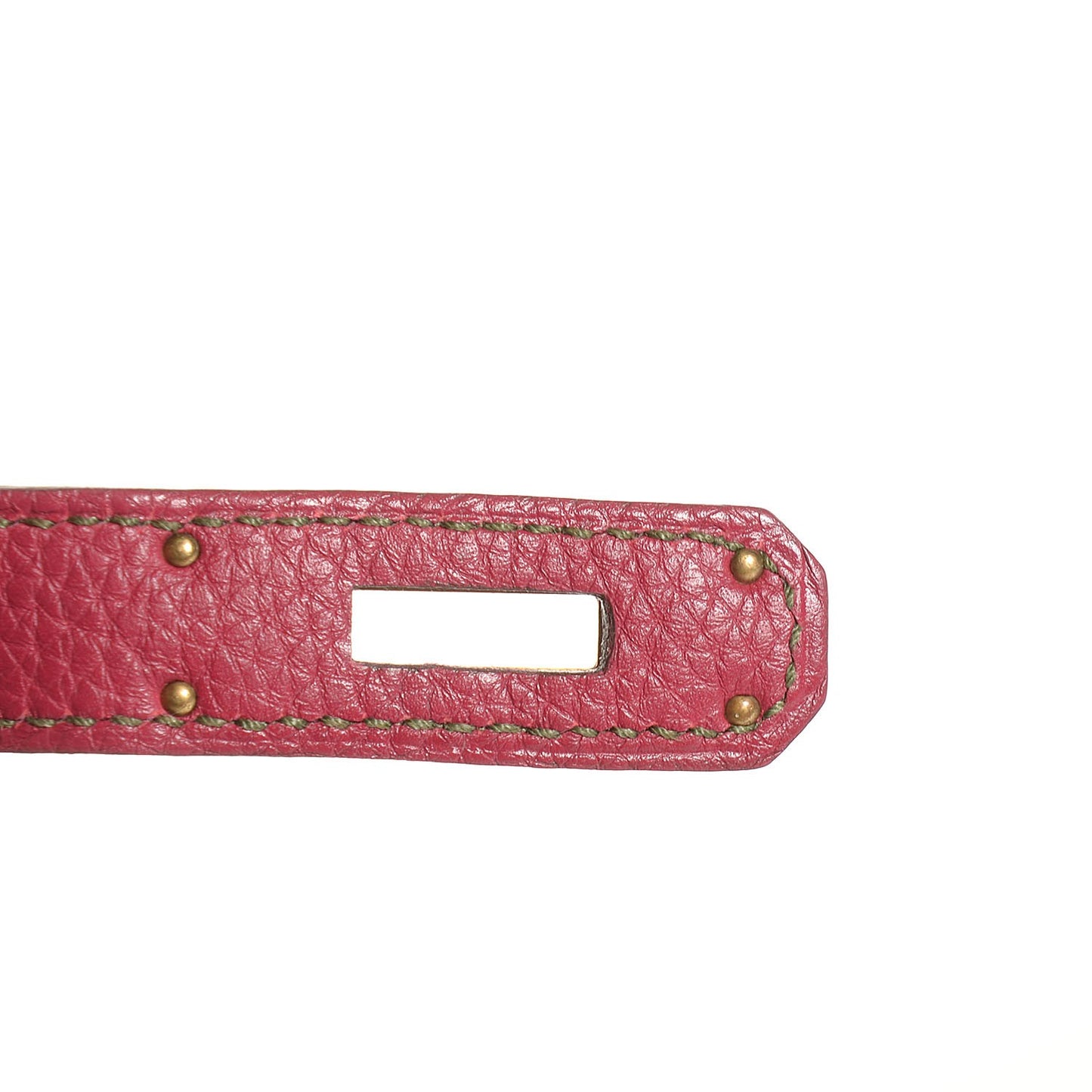 Togo Eclat Horseshoe Birkin 35 Rubis Vert Veronese