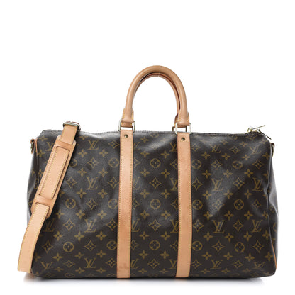 Louis Vuitton Monogram Keepall Bandouliere 45 1 of 9