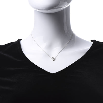 Tiffany Sterling Silver Mini Paloma Picasso Loving Heart Pendant Necklace 2 of 6
