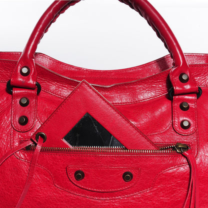 Balenciaga Agneau Classic Hardware City Rubisse 6 of 14