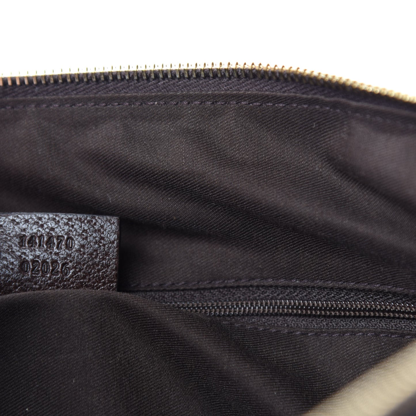 Monogram Medium Abbey Tote Dark Brown