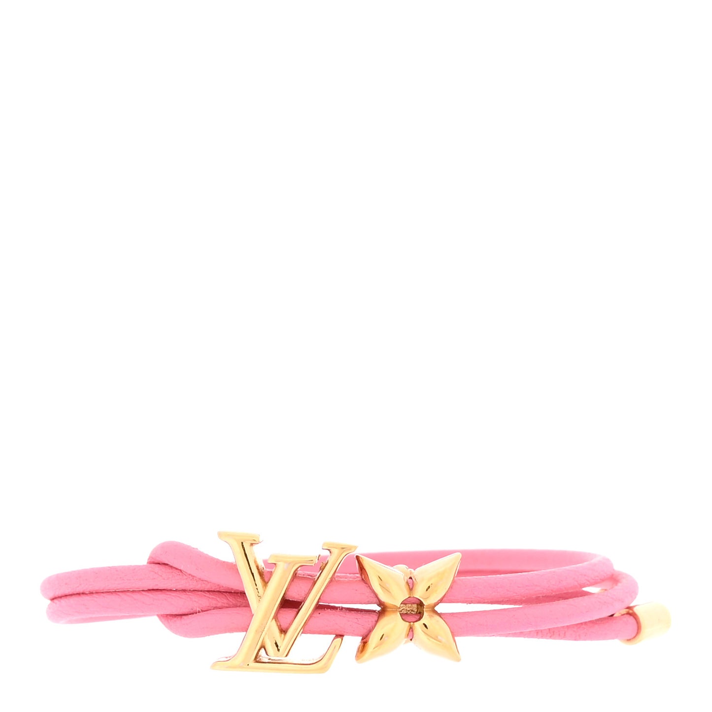 Calfskin Bloom Bracelet Pink
