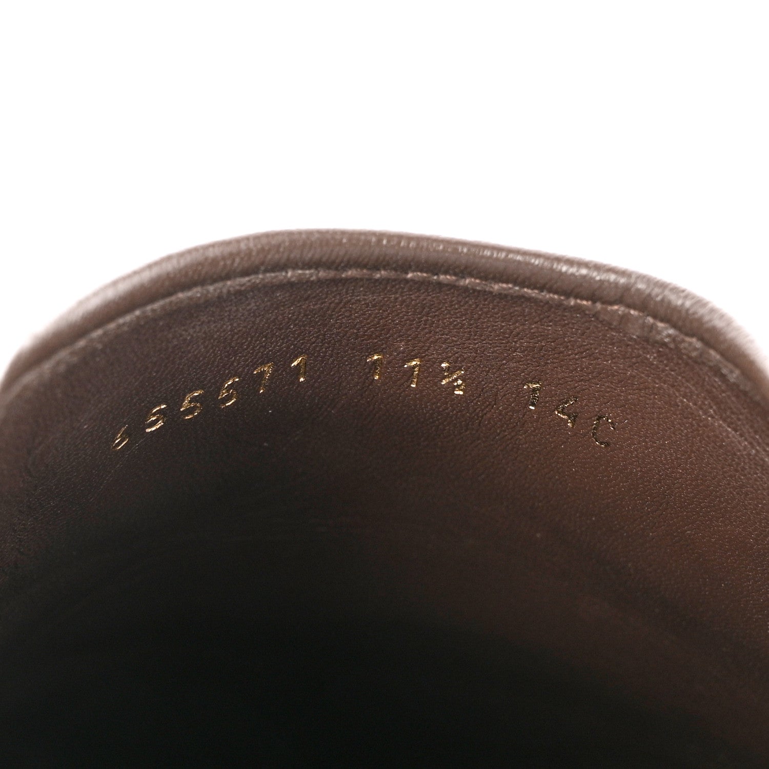 Gucci GG Supreme Monogram Granada Kid Mens Horsebit Lug Sole Mules 11.5 Beige Ebony New Acero 6 of 9