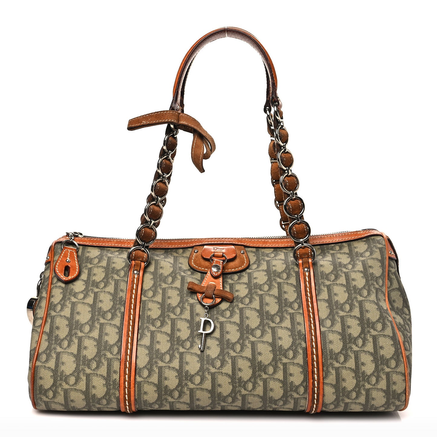 Monogram Trotter Romantique Boston Bag Green