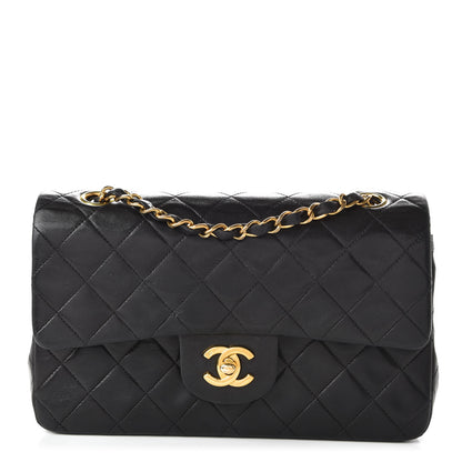 Chanel Lambskin Quilted Small Double Flap Black 1 of 12