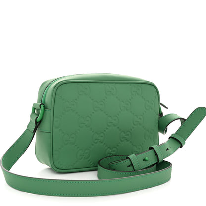 Gucci Rubber Effect Monogram GG Crossbody Bag New Shamrock 3 of 9