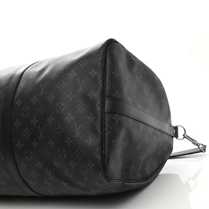 Louis Vuitton Monogram Eclipse Keepall Bandouliere 55 9 of 12