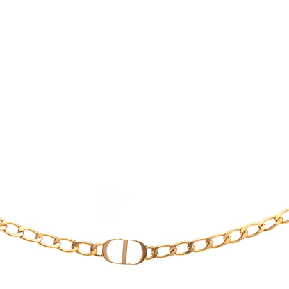 Christian Dior Metal Petit CD Choker Necklace Gold 3 of 5