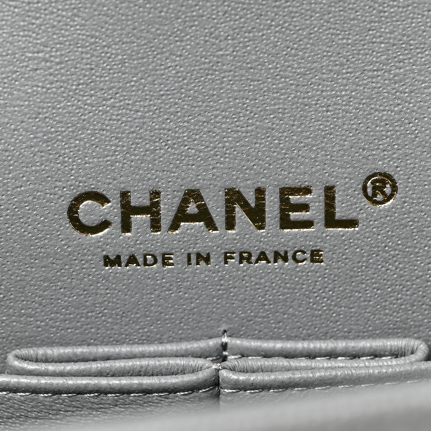Chanel Caviar Quilted Small Double Flap Grey 6 of 9
