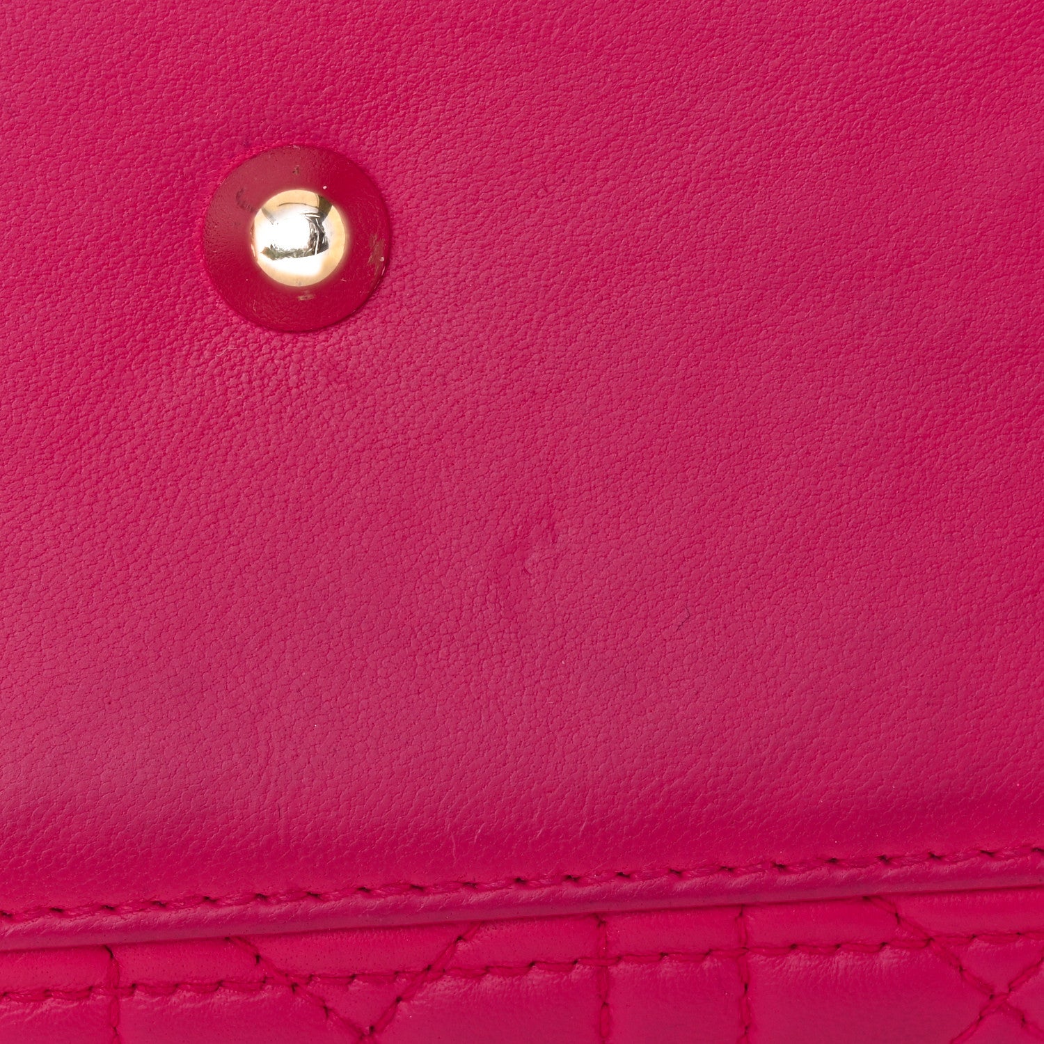 Christian Dior Lambskin Cannage Large Lady Dior Pink 15 of 21