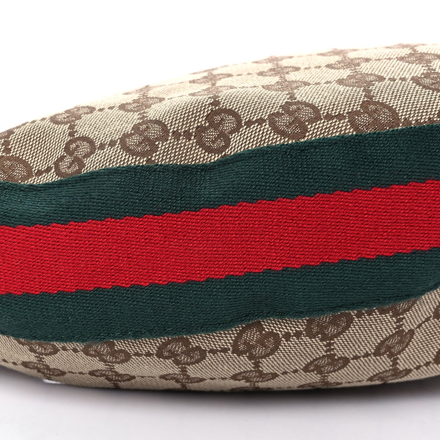 Monogram Web Bamboo Ring Hobo Dark Brown