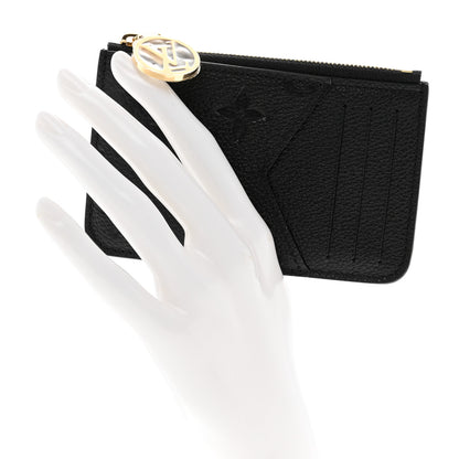 Louis Vuitton Empreinte Monogram Zipped Romy Card Holder Black 2 of 6