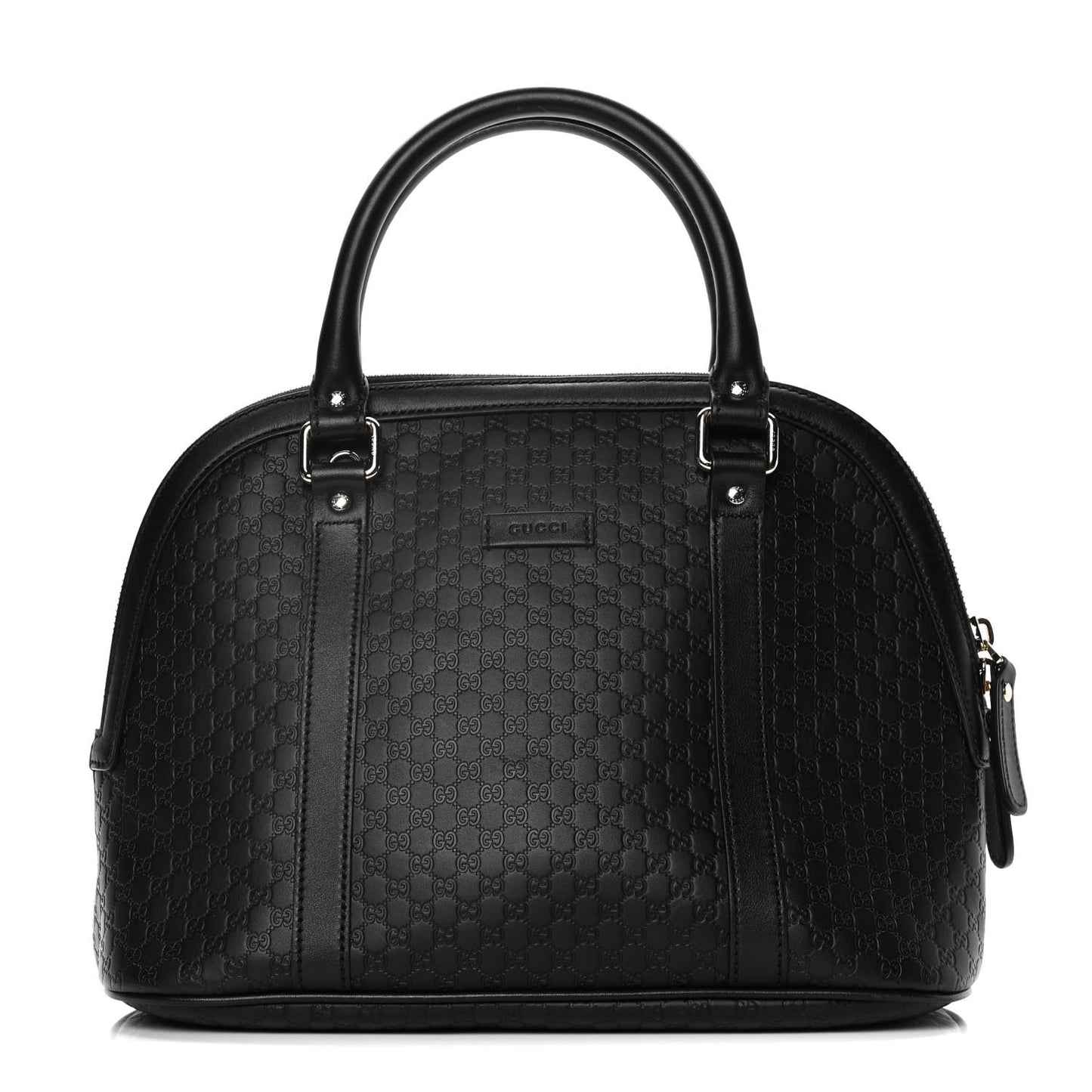 Microguccissima Medium Dome Bag Black
