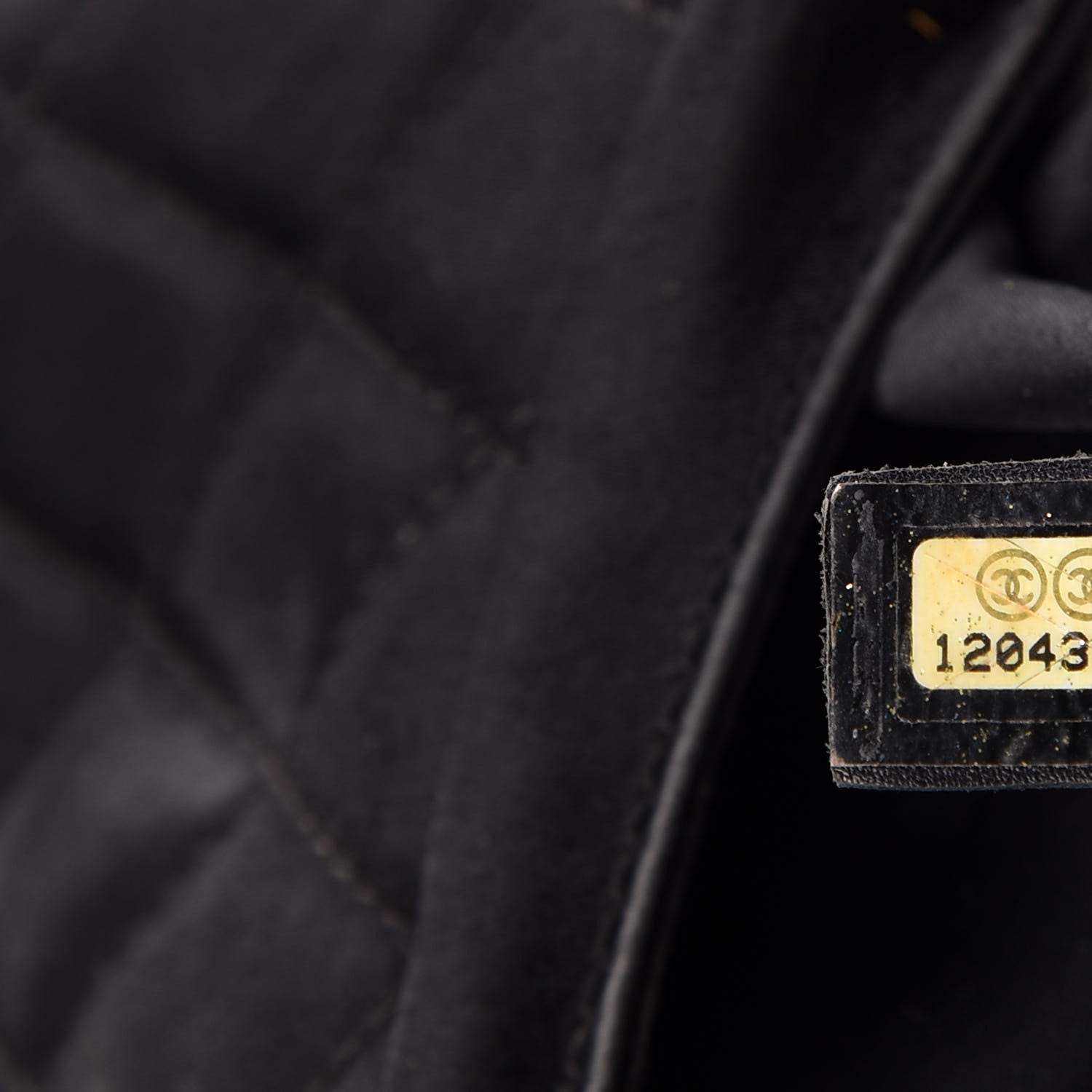 Chanel Satin Quilted Flap Clutch Black 6 of 9