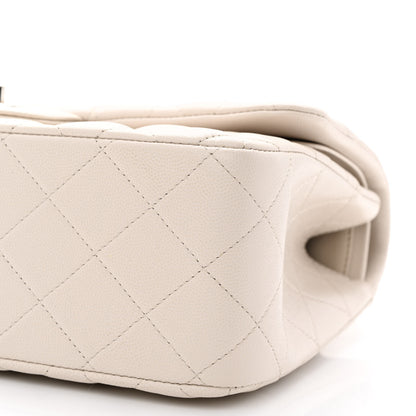 Chanel Caviar Quilted Jumbo Double Flap Ivory 10 of 10