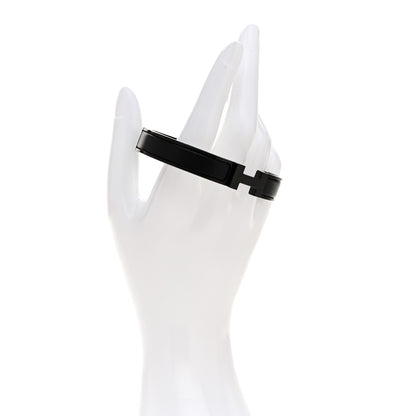 Hermes Matte Enamel Narrow Clic Clac HH Bracelet T6 So Black 2 of 5