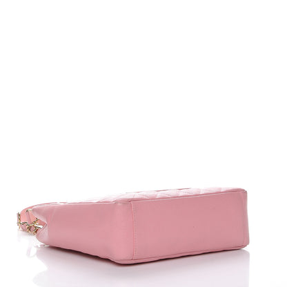 Chanel Caviar Quilted Petit Shopping Tote PST Pink 4 of 8
