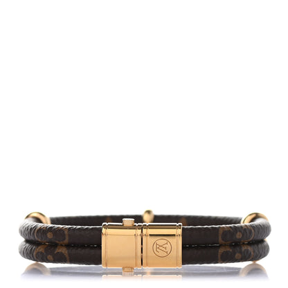 Louis Vuitton Monogram Keep It Twice Bracelet 17 3 of 4