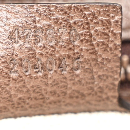 Gucci GG Supreme Monogram Web Neo Vintage Tote Beige New Acero Crop 7 of 11