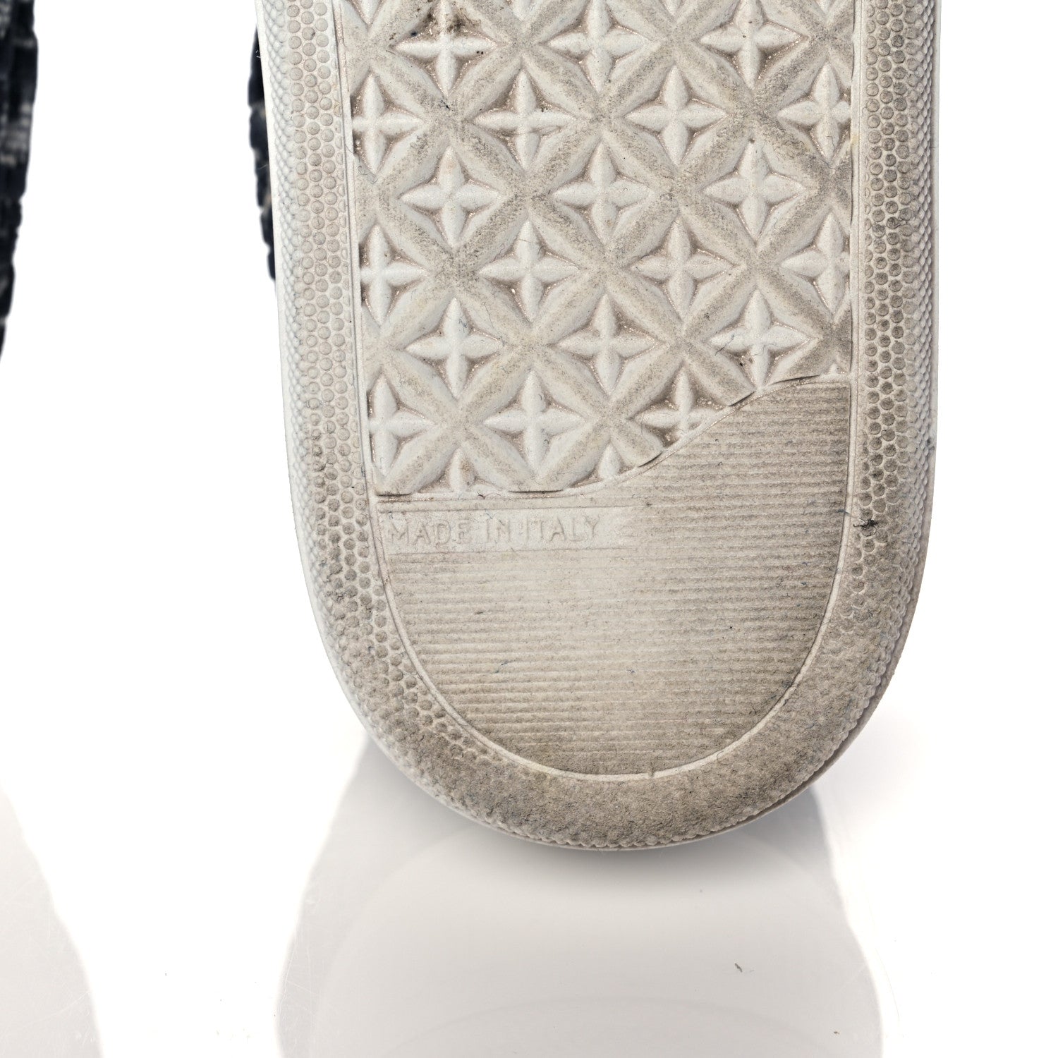 Christian Dior Velvet Oblique Womens Solar Slip On Sneakers 38.5 Deep Blue 6 of 11