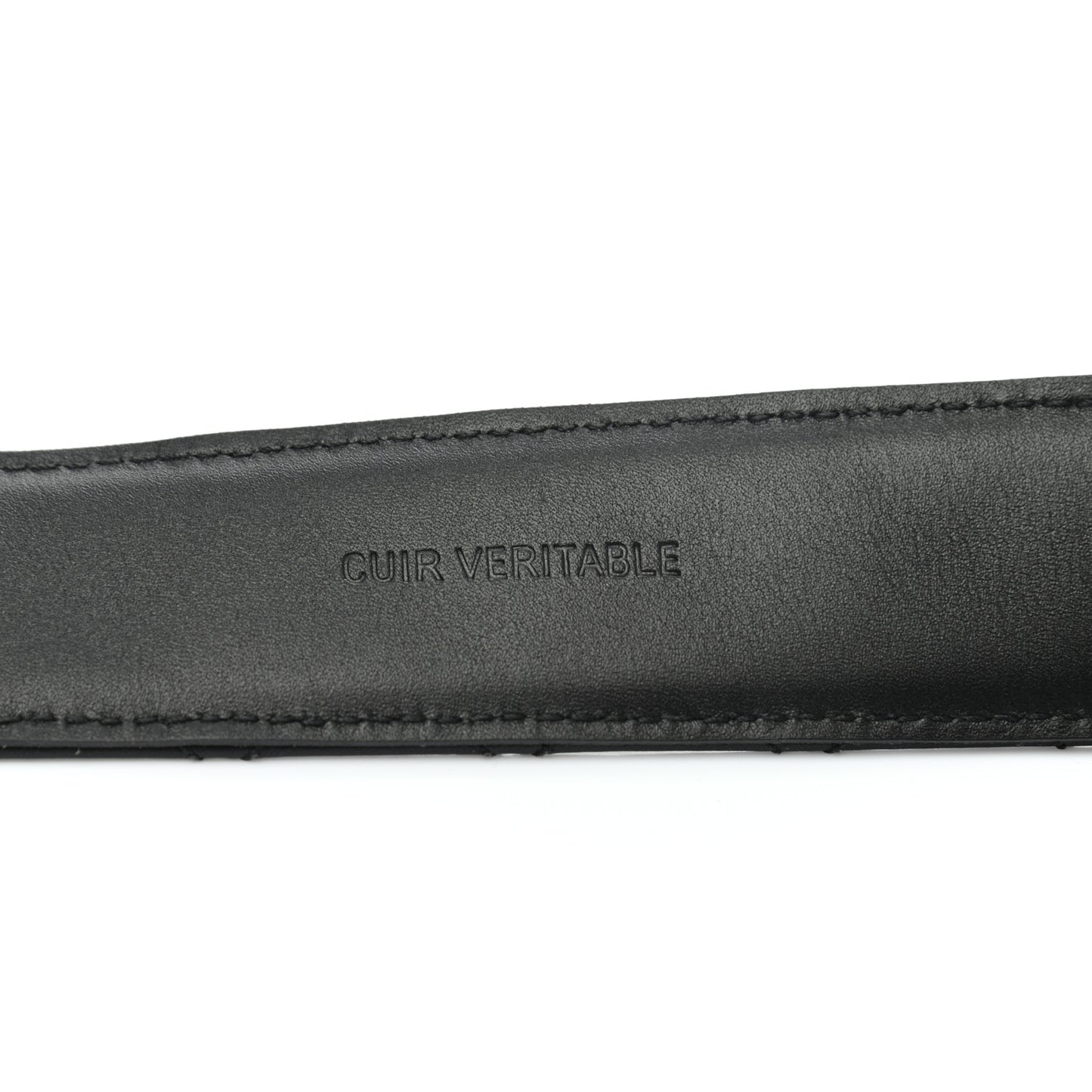 Lambskin Quilted CC Chain Belt 75 30 Black