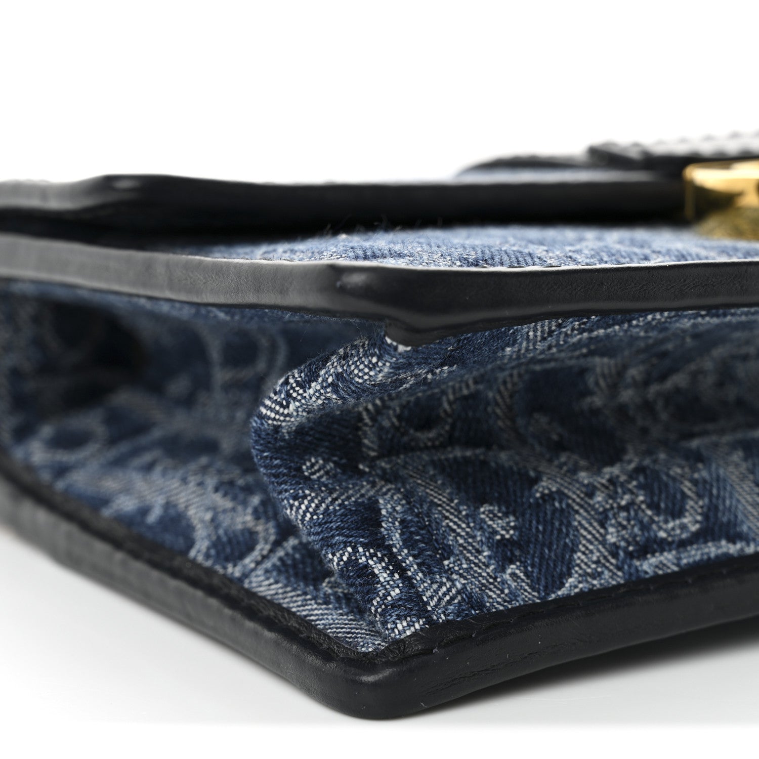 Christian Dior Denim Oblique 30 Montaigne East West Chain Flap Bag 8 of 10