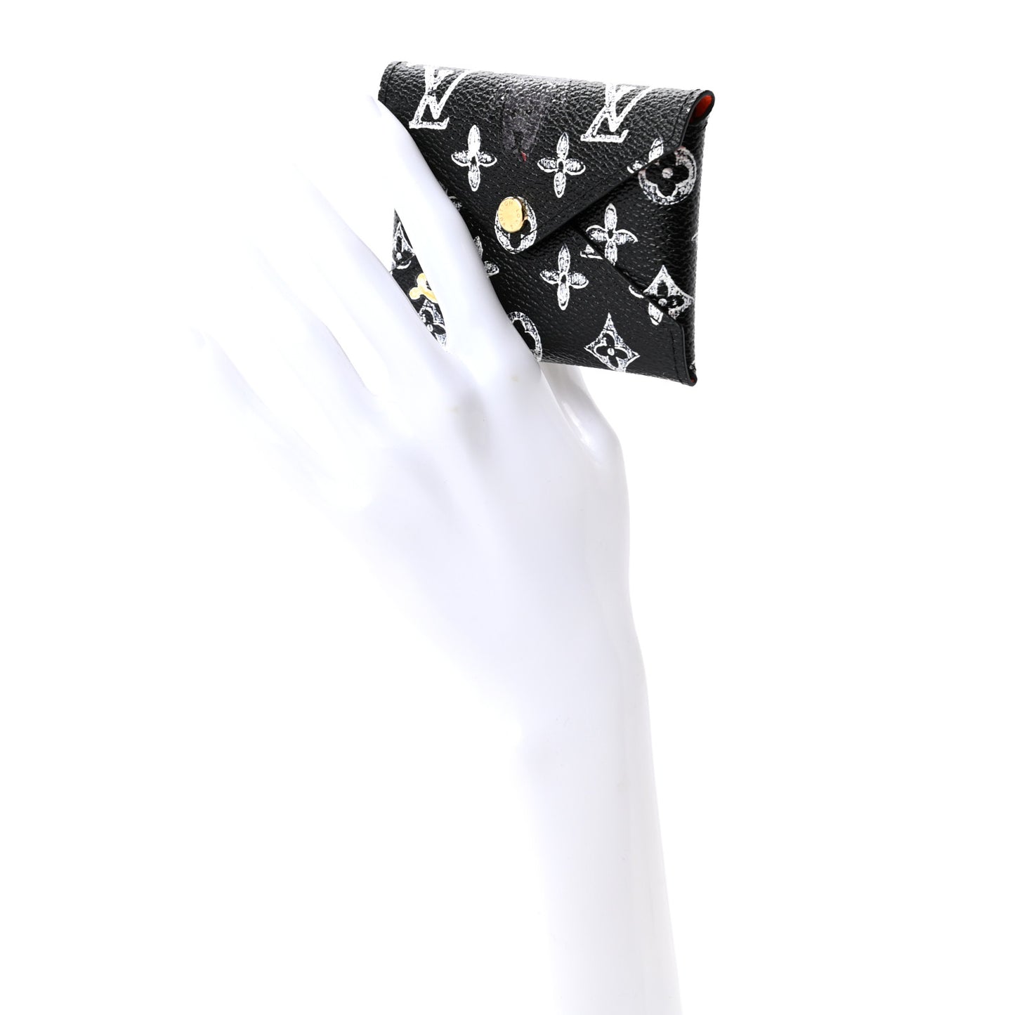 Catogram Small Kirigami Pochette Insert Black White