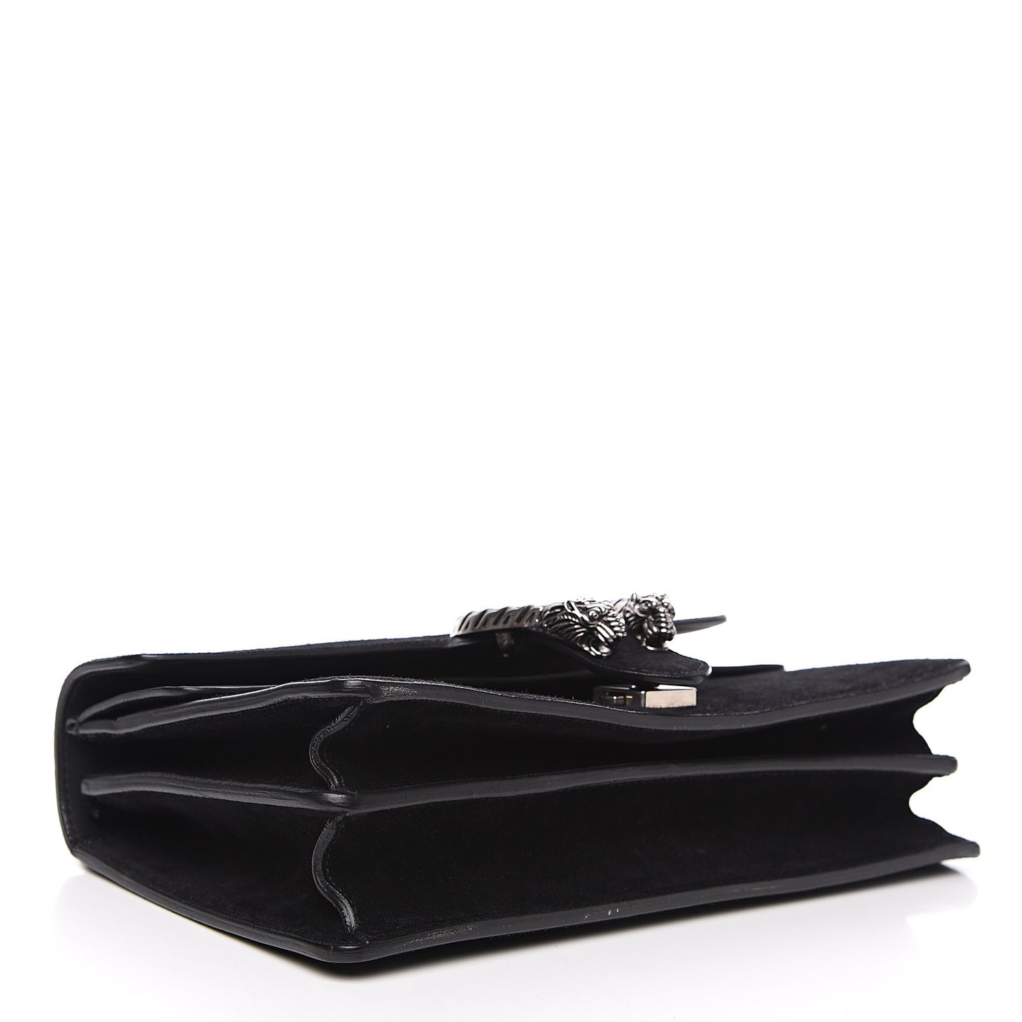 Suede Small Dionysus Shoulder Bag Black