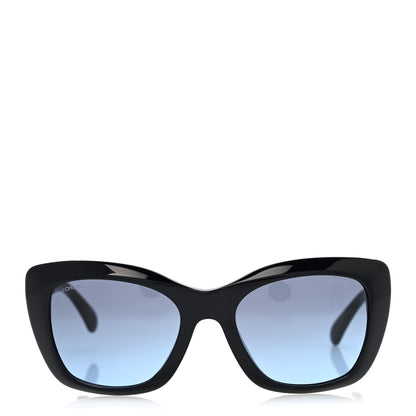 Chanel Acetate Square Sunglasses 71395A Navy 2 of 9