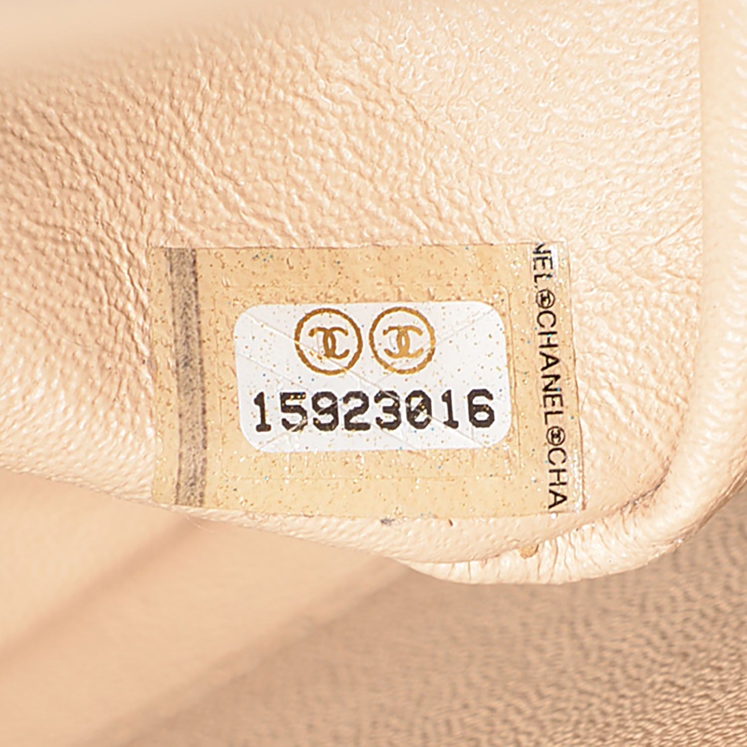 Chanel Lambskin Quilted Jumbo Double Flap Beige Clair 9 of 9