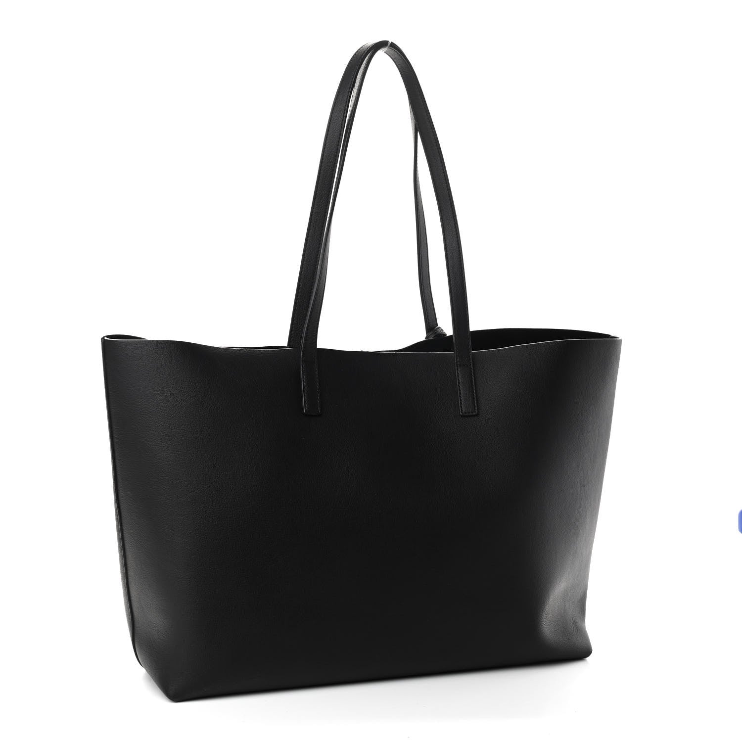 Saint Laurent Calfskin Large Shopping Tote Black 4 of 11