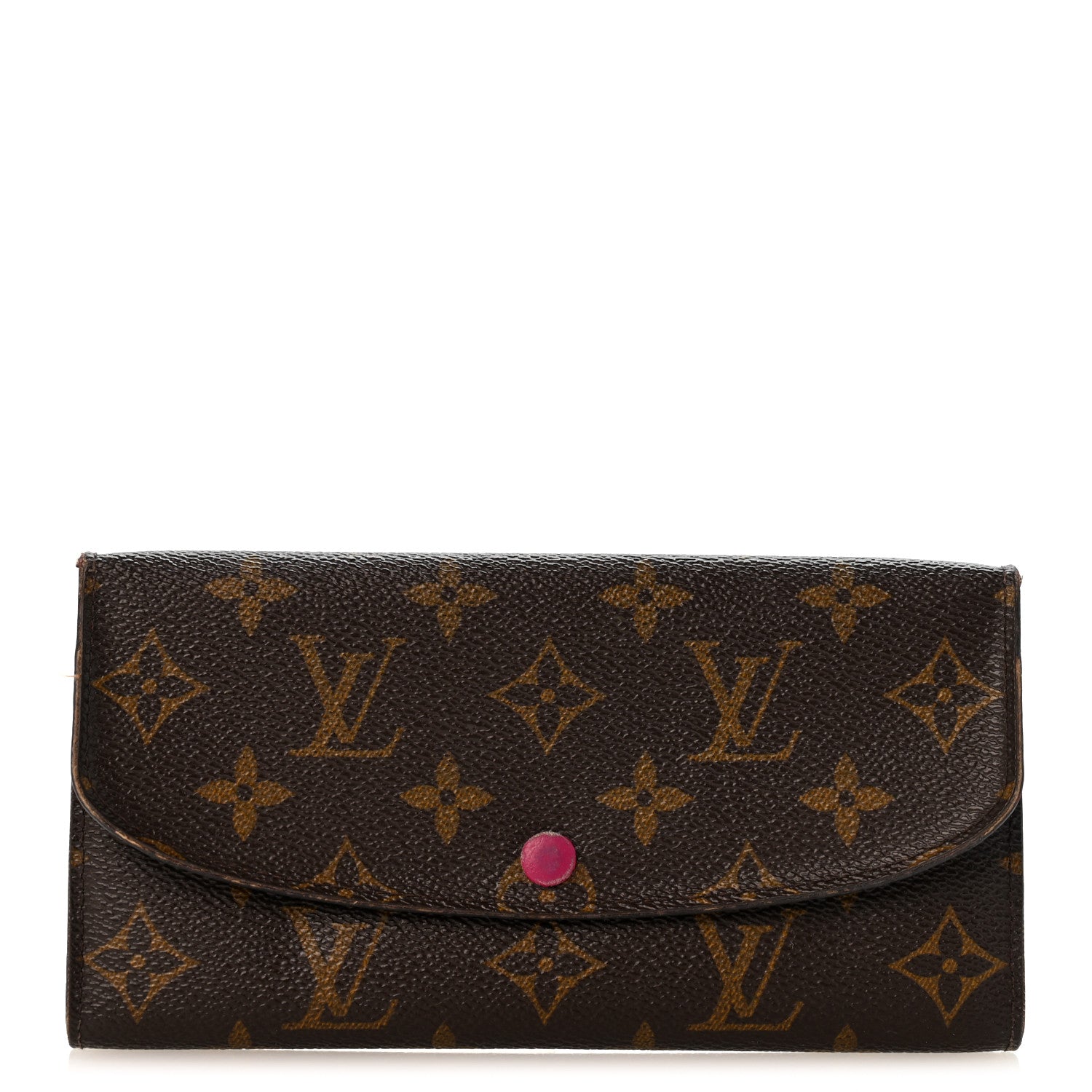 Louis Vuitton Monogram Emilie Wallet Fuchsia 1 of 10