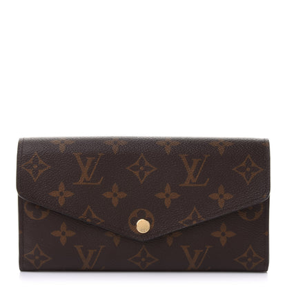 Louis Vuitton Monogram Sarah Wallet NM Rose Ballerine 1 of 7