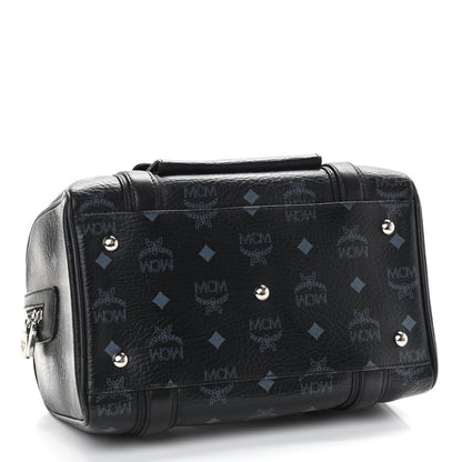MCM Visetos Small Boston Bag Black 4 of 12
