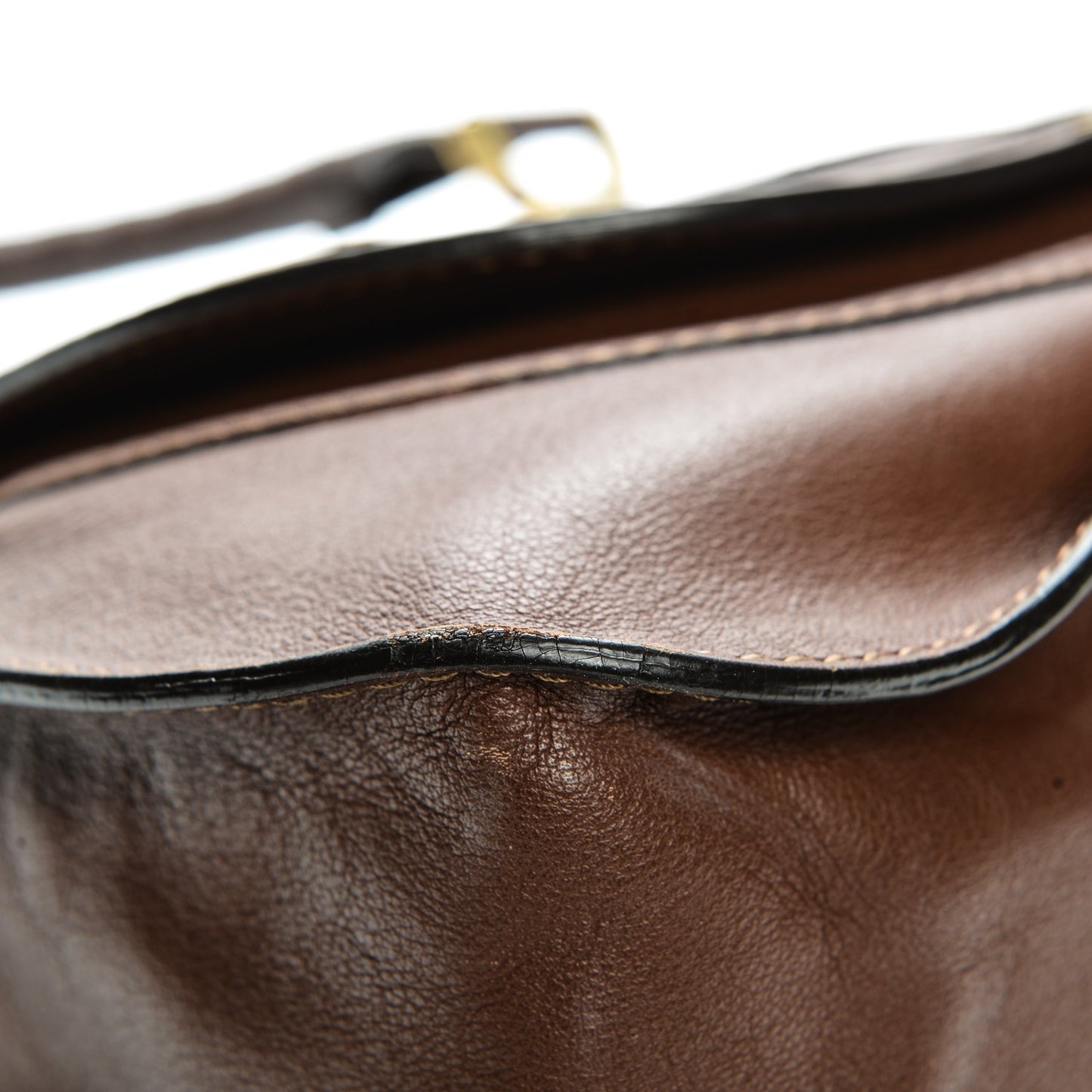 Calfskin Medium Marcie Satchel Ebony