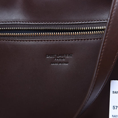 Saint Laurent Raffia Calfskin Medium Panier Tote 6 of 9