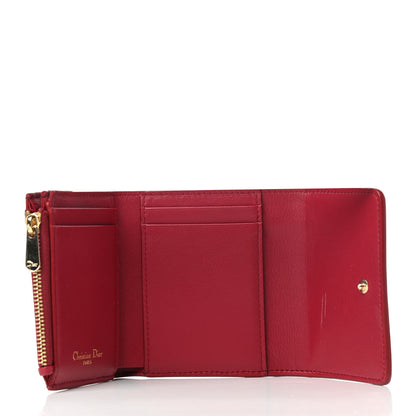 Christian Dior Patent 30 Montaigne Wallet Red 6 of 8