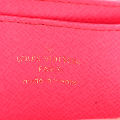 Louis Vuitton Monogram Graffiti Zippy Coin Purse Fuchsia 6 of 9