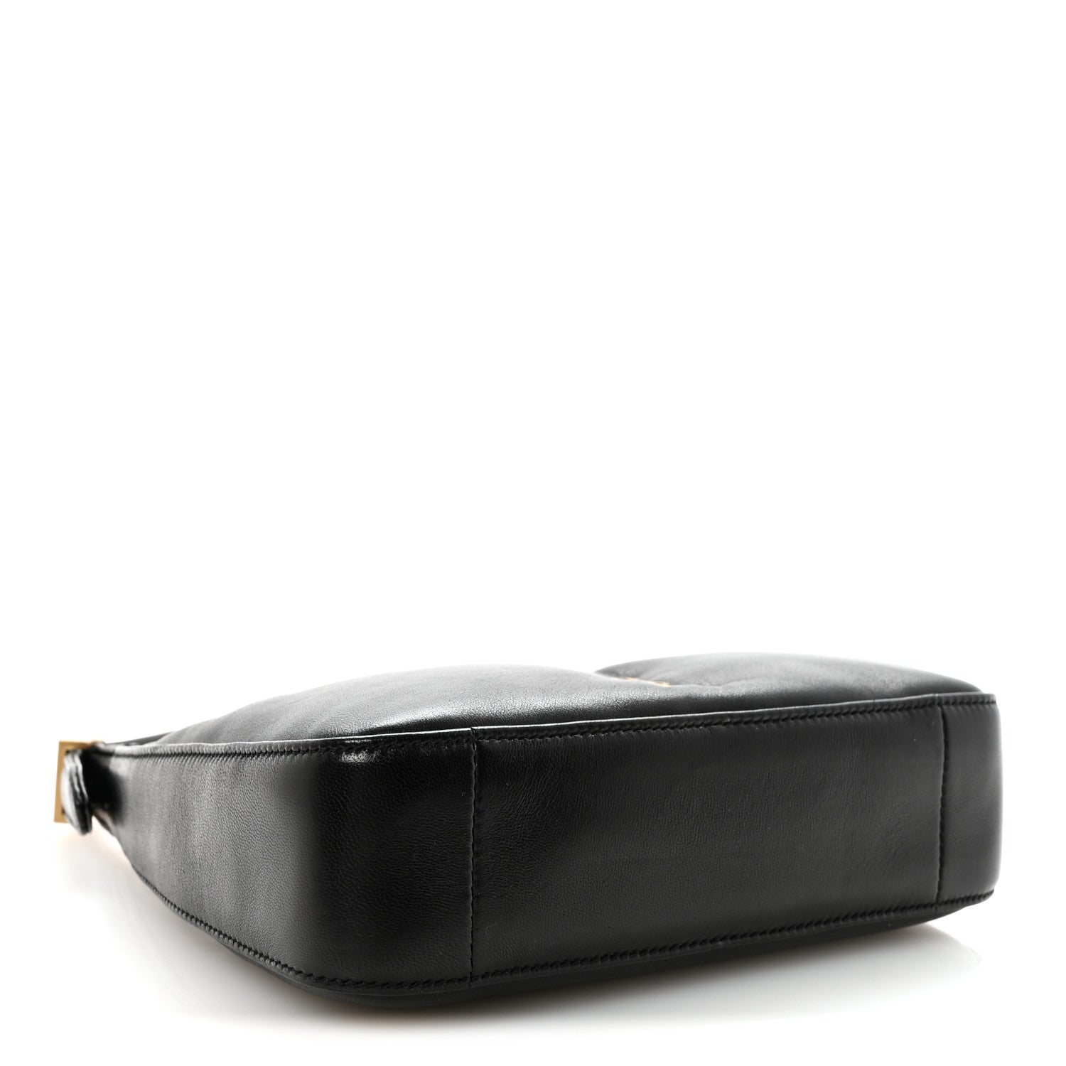 Saint Laurent Plunged Lambskin Calypso Mini Hobo Black 4 of 9
