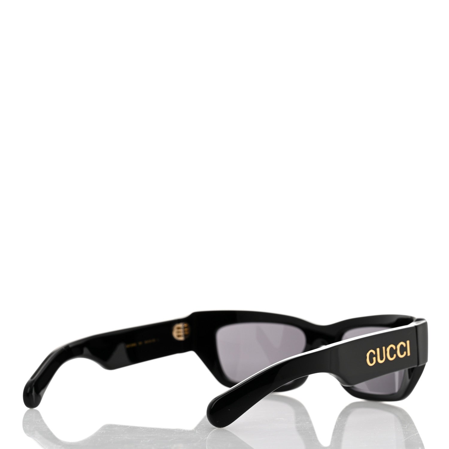 Gucci Acetate Cat Eye Sunglasses GG1296S Black 4 of 8