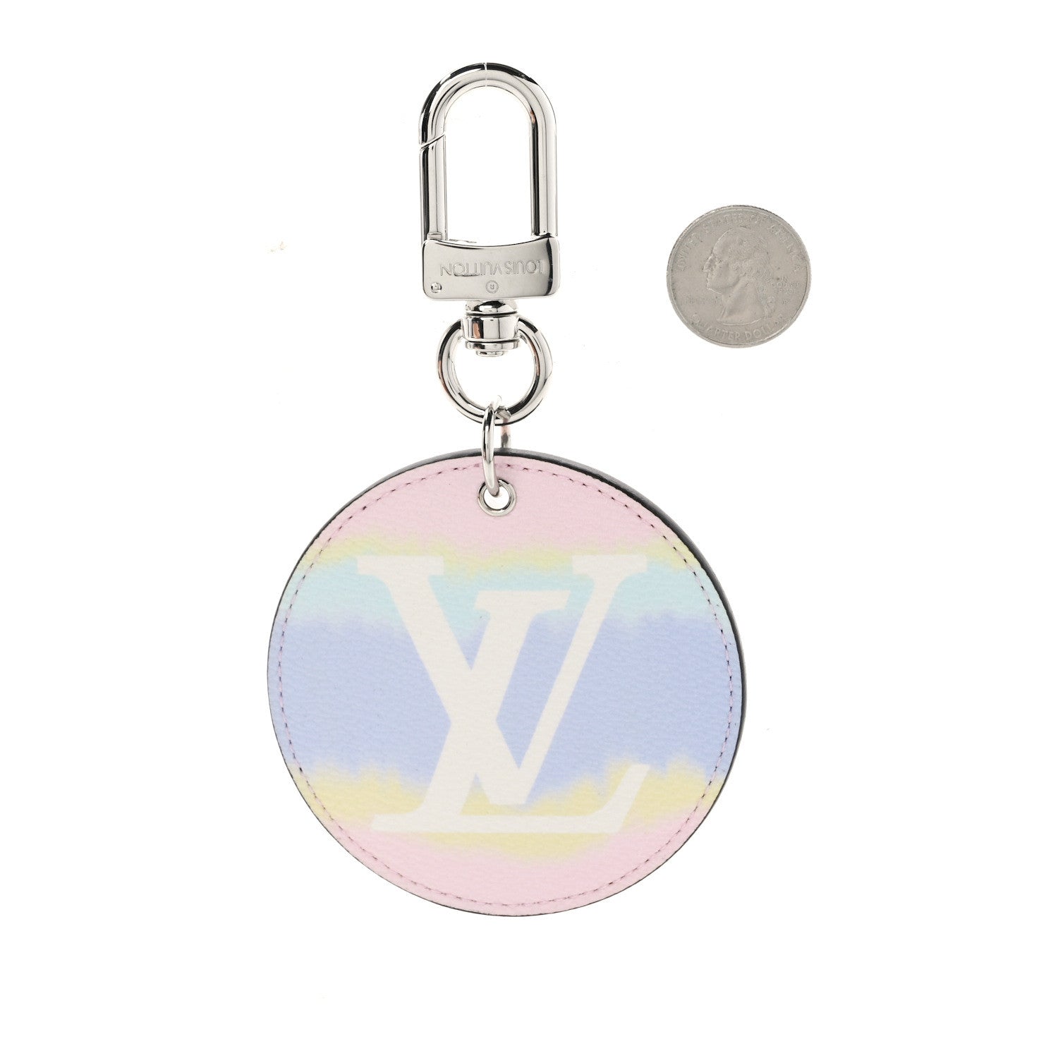 Louis Vuitton Monogram Escale Bag Charm Key Holder Pastel 2 of 5