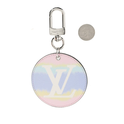Louis Vuitton Monogram Escale Bag Charm Key Holder Pastel 2 of 5