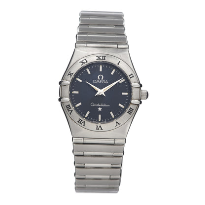 Omega Stainless Steel 25mm Constellation Quartz Watch Blue 1572.40.00 1 of 5
