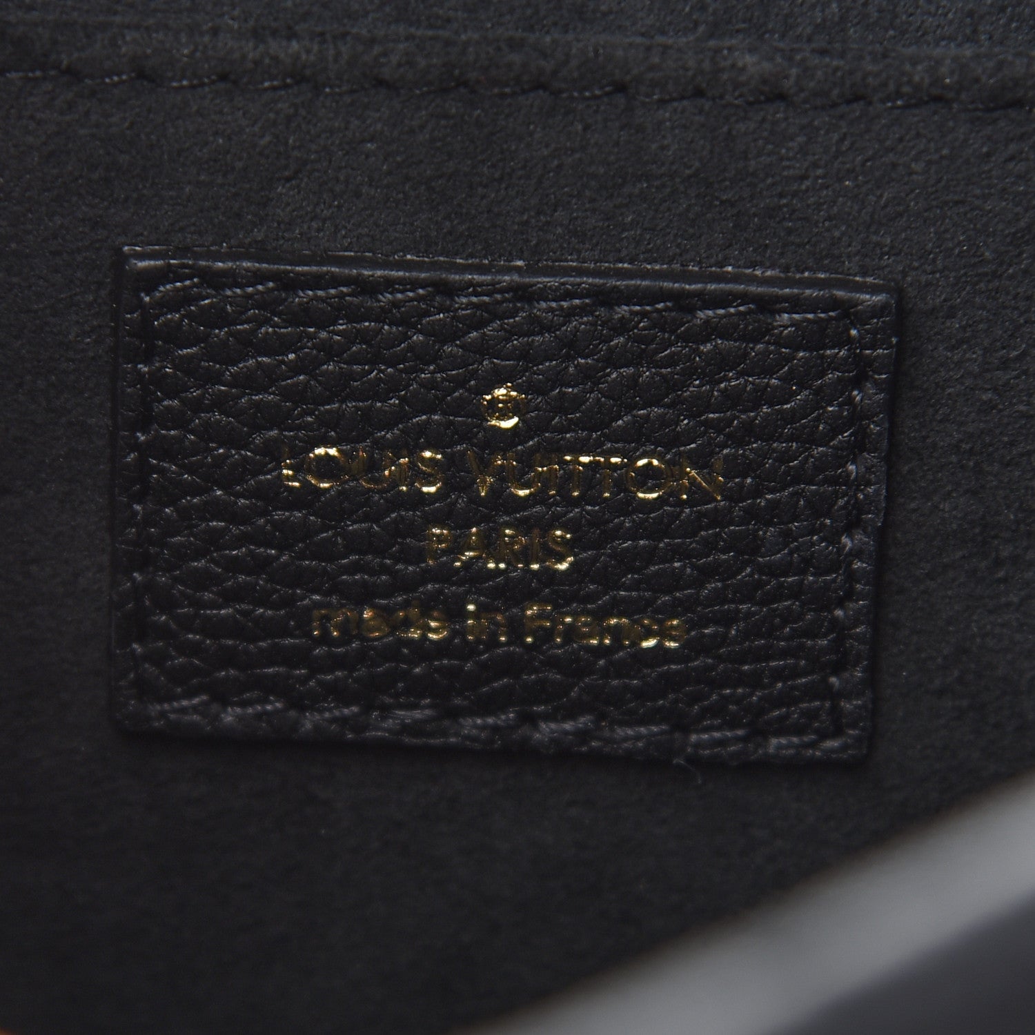 Louis Vuitton Grained Calfskin Lockme Chain Bag Black 6 of 8