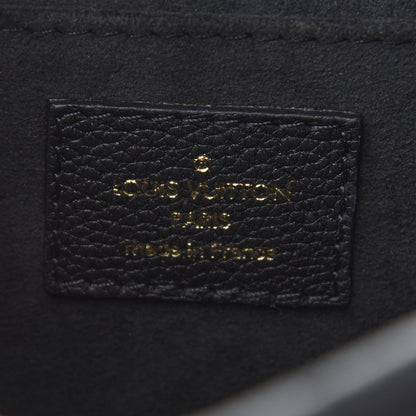 Louis Vuitton Grained Calfskin Lockme Chain Bag Black 6 of 8