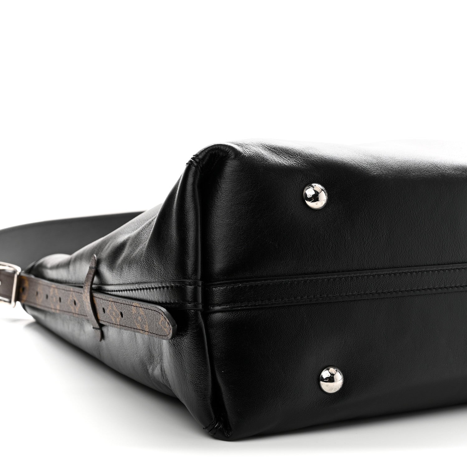 Louis Vuitton Lambskin CarryAll Vibe MM Black 8 of 9