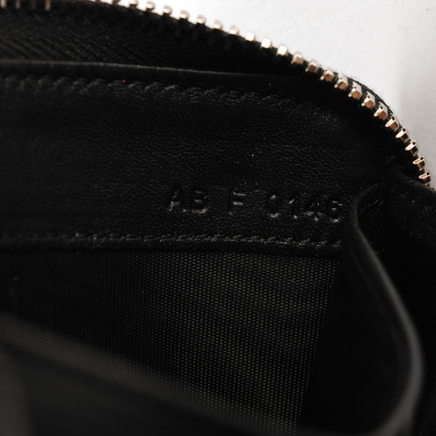 Sugar Goatskin Pandora Zip Around Wallet Black